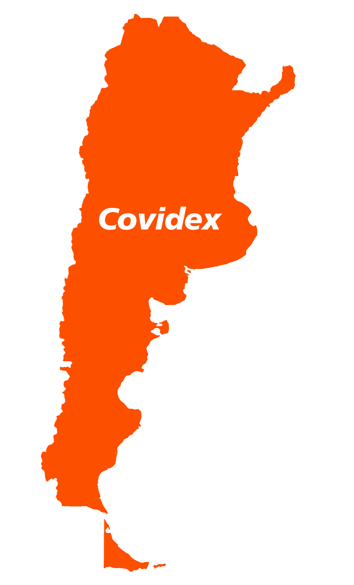 mapa Covidex