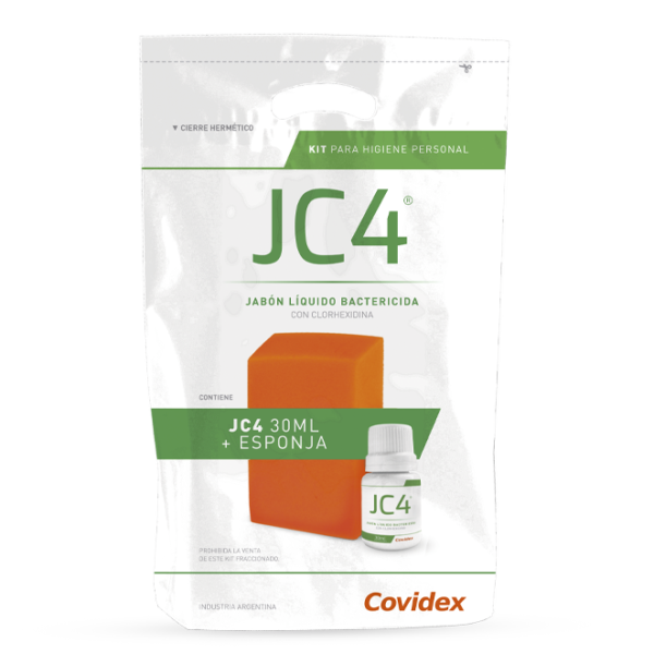 JC4 – Kit de baño prequirúrgico con clorhexidina